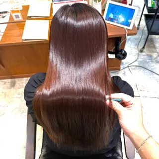 ロング レイヤーカット 縮毛矯正 高杉颯汰のヘアスタイル