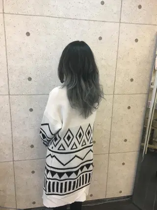 ロング カラー 平田 晃誠のヘアスタイル