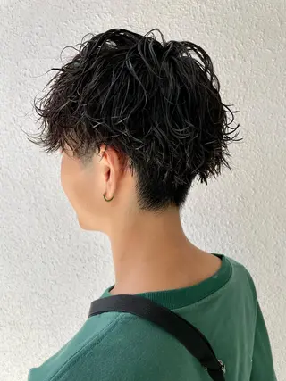 パーマ メンズ 佐藤 良祐のヘアスタイル