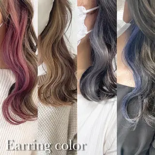 ミディアム カラー 透明感カラー/ レイヤー　YUKAのヘアスタイル