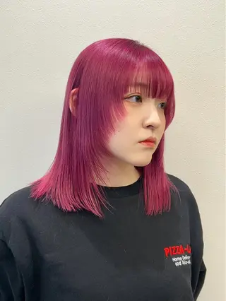ミディアム カラー 横浜/透明感カラー 🤍ྀི/shionのヘアスタイル