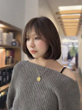 ミディアム FUJIIKANON /パーマモデル募集中のヘアスタイル