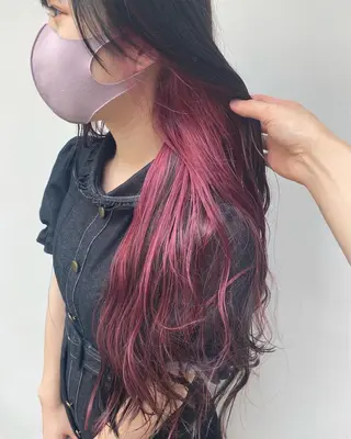 ロング カラー tonari 梅田、中崎町のヘアスタイル