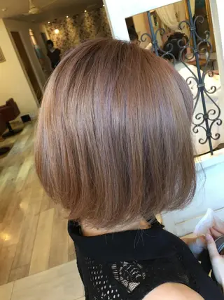 ミディアム カラー plaatje 義見のヘアスタイル