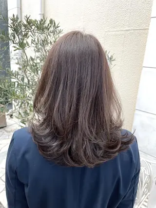 ミディアム カラー ご新規様限定 透明感カラーKANAのヘアスタイル