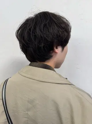 ショート メンズ パーマ/ハイトーン /吉田眞のヘアスタイル