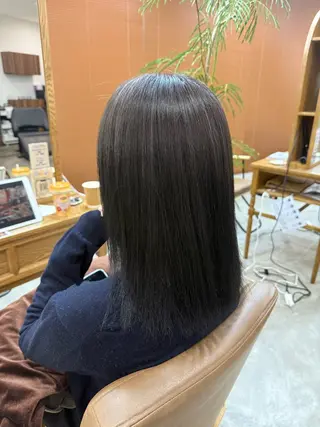 ロング カラー 小田桐 蓮のヘアスタイル