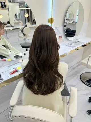 ロング カラー 韓国ヘア🇰🇷艶 カラー/sakuraのヘアスタイル