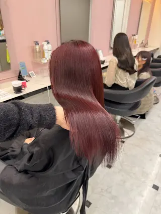 セミロング ♥️韓国風透明感 暖色misa♥️のヘアスタイル