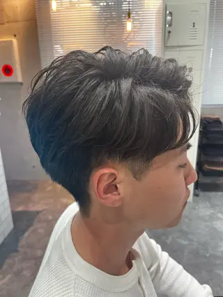 ショート メンズカット パーマ／稲葉のヘアスタイル