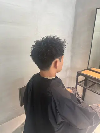 パーマ メンズ メンズ特化/ニュア ンス/フェザー/高崎のヘアスタイル