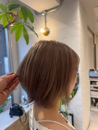 ショート カラー 🌓ショート/ウルフ /ハイトーン/大夢のヘアスタイル