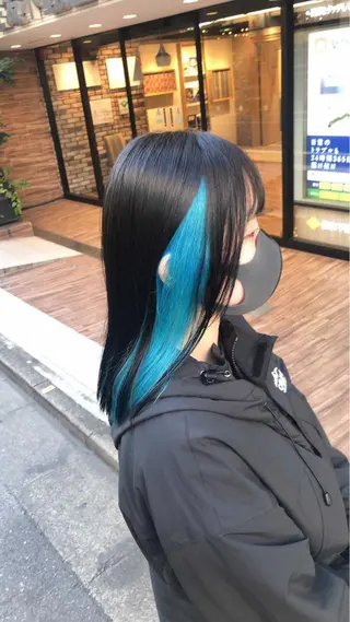 ミディアム カラー デザインカラー🎨 下北沢 / 磯部のヘアスタイル