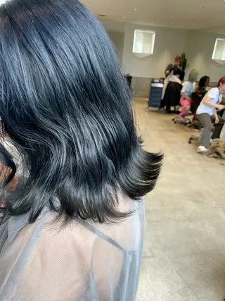 ミディアム カラー kilto.きょうか 🍑カットモデル🍑のヘアスタイル