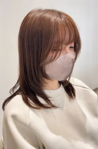 ミディアム 髪質改善ケア/透明感 カラー伊藤 千尋のヘアスタイル