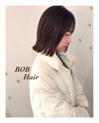 ミディアム 市川 千夏のヘアスタイル