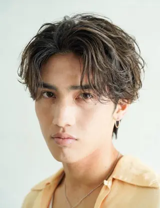 ショート パーマ メンズ fifthパーマ特化 ユウリのヘアスタイル