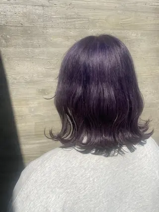 カラー 💎HYUGO❄️ 縮毛矯正/ハイトーンのヘアスタイル