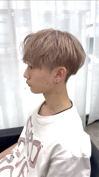 メンズ ケアブリーチ🌺 透明感🪽とわのヘアスタイル