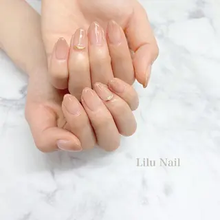 ネイル モチの良さ◉ フィルインネイル♡のネイルデザイン