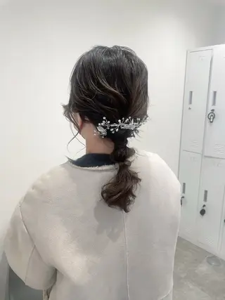 ミディアム 石川 理恵のヘアスタイル