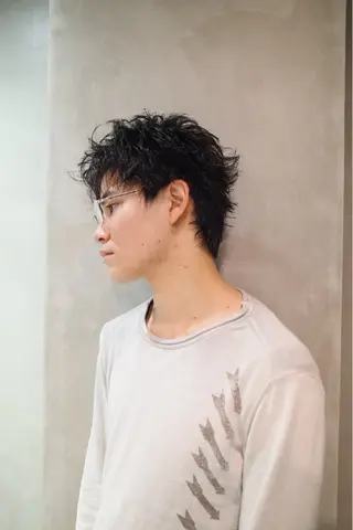 ショート パーマ 八原 良来のヘアスタイル