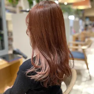 ロング カラー 萩原 琳之祐のヘアスタイル