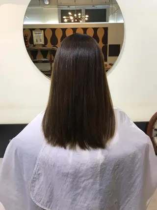 セミロング カラー 河原 卓司のヘアスタイル
