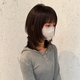 ミディアム カラー mai / linoah˚✧のヘアスタイル
