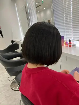 ショート カラー ヘアアレンジ 💓色落ちまで綺麗な 垢抜けカラー💓のヘアスタイル