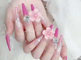 ネイル MoMoA Nail ネイル長さ出し専門店のネイルデザイン