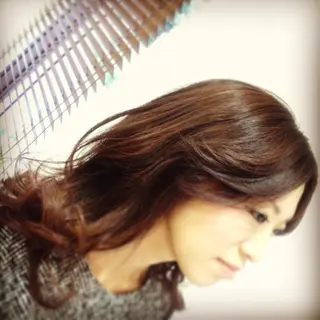セミロング 菊池 邦之のヘアスタイル