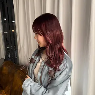セミロング カラー rimi ／透明感カラーのヘアスタイル