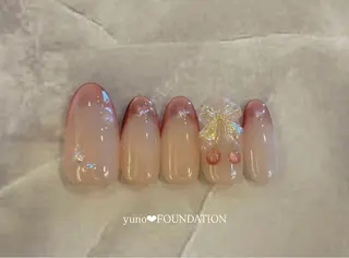 ネイル yuno❤︎ FOUNDATIONのネイルデザイン