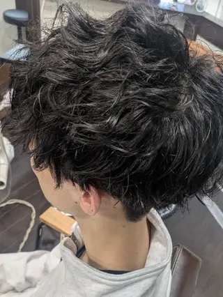 パーマ 西宮で-5歳を提供 する美容師　水野遼のヘアスタイル