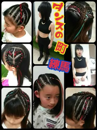 ヘアアレンジ キッズ エミタス ☆のヘアスタイル