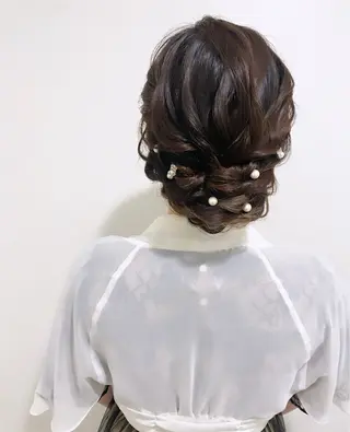 ヘアアレンジ ヘアセットサロン ココのヘアスタイル
