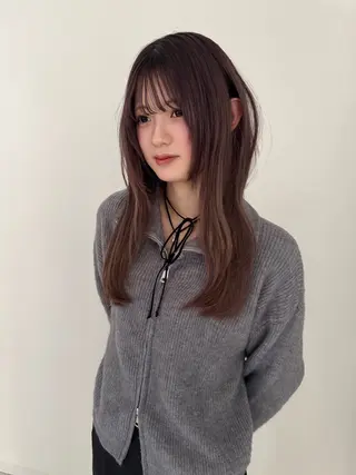 ロング 🪐hikari 似合わせカットのヘアスタイル