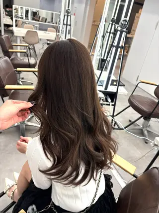 セミロング カラー Hina🫧透明感 /上品/モテ🫧のヘアスタイル
