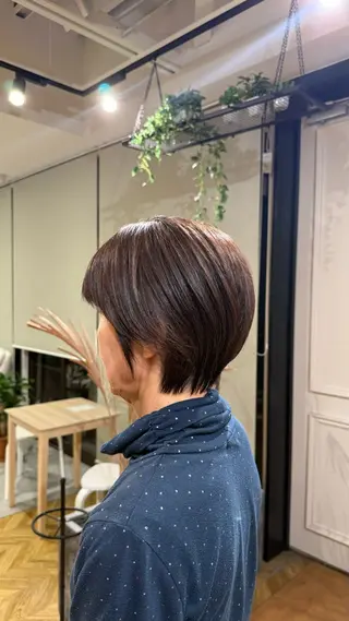 ショート 透明感カラー 【yate'】rinのヘアスタイル