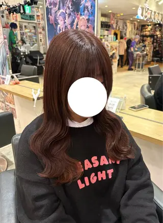 ロング カラー 推しカラー/ ミクのヘアスタイル