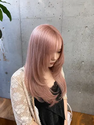 ロング カラー 🌈艶ハイトーン特化 🌈NOZOMUのヘアスタイル