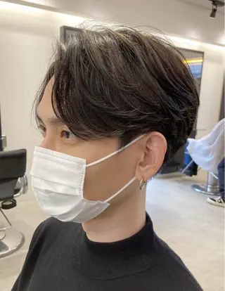 パーマ メンズ 白井 世那のヘアスタイル