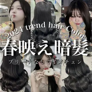 ロング カラー ブリーチなし特化 美容師💖SAE💖のヘアスタイル