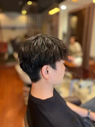 パーマ メンズ 大和田 奈央のヘアスタイル