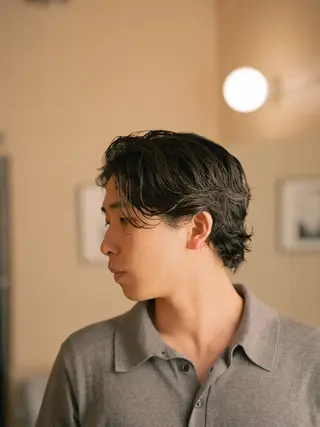 ミディアム カラー パーマ メンズ 🔗メンズサロン🔗 Kieのヘアスタイル
