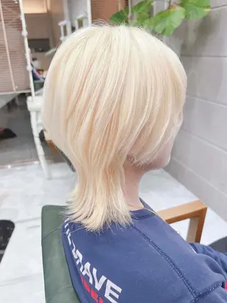 メンズ カラー 🐺原宿/ハイトーン /ブリーチカラー🐺のヘアスタイル