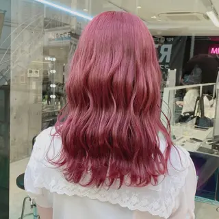 ロング カラー ヘアアレンジ メンズ キッズ ブリーチの髪様 MASATOのヘアスタイル