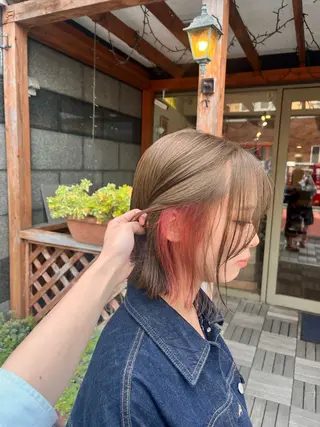 ミディアム 臺 佳連のヘアスタイル