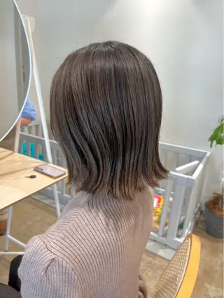 ミディアム カラー 南雲 美紀のヘアスタイル